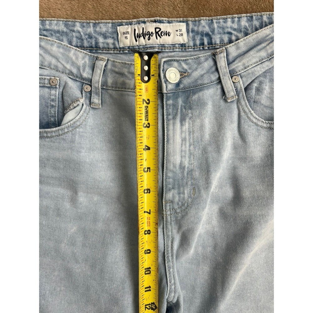 Indigo Rein Multi Color/Patchwork‎ Jeans Women's Size 15, 31x28 - Picture 6 of 8